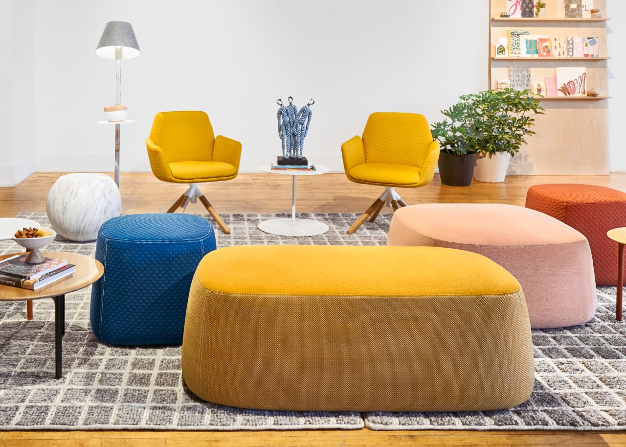 Poufs lounge et design pour vos bureaux Spatio