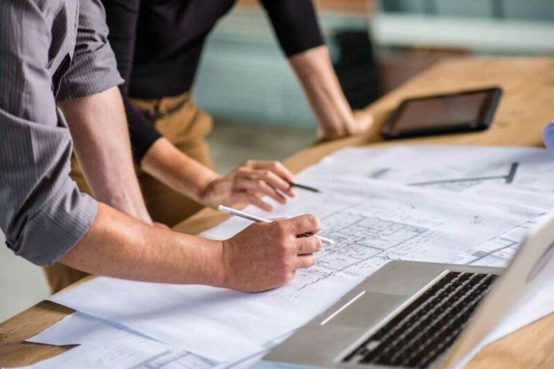 plan pour travaux amenagement de bureaux